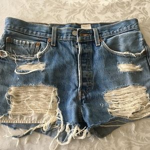 Women's Levi's High-Waisted Jean Shorts